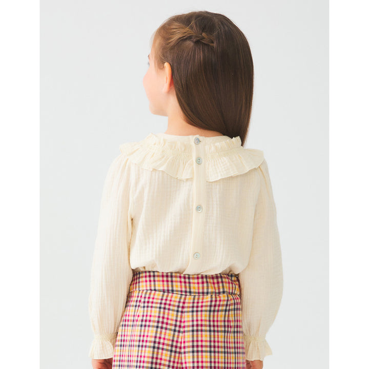 Ivory Chiffon Blouse