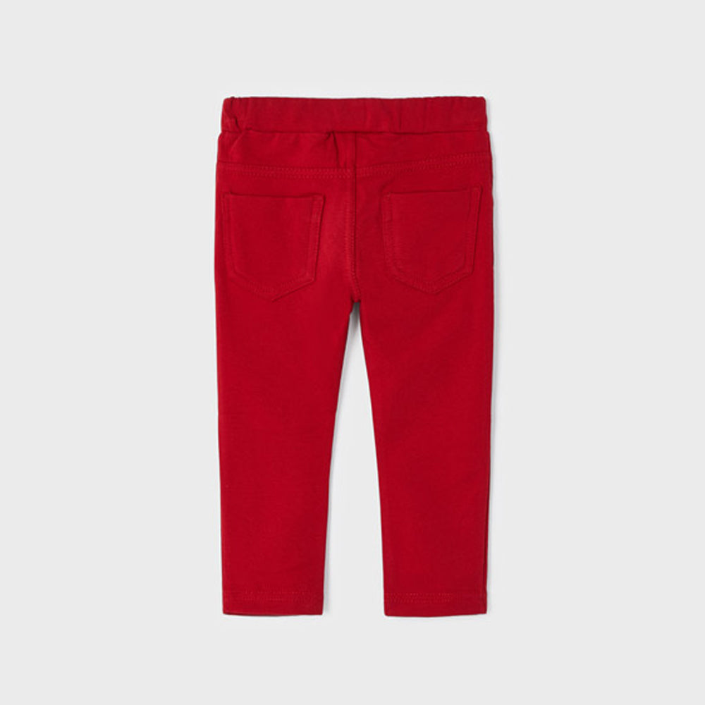 Red Fleece Long Pants