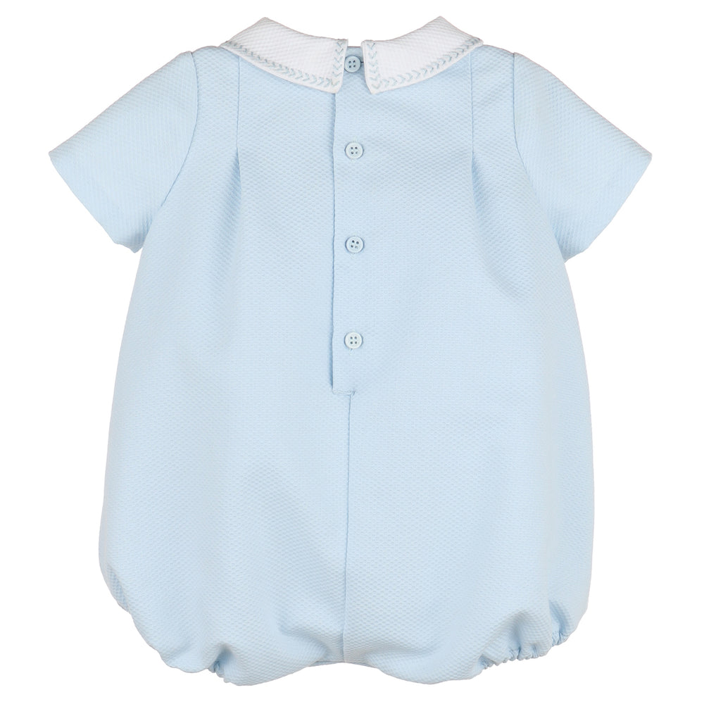 Blue Bubble With Stitching