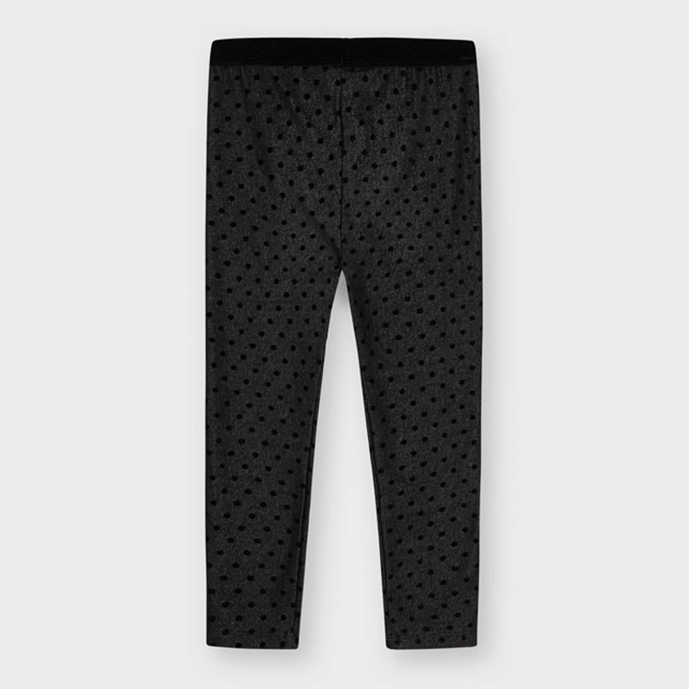 Black Polka Dot Leggings