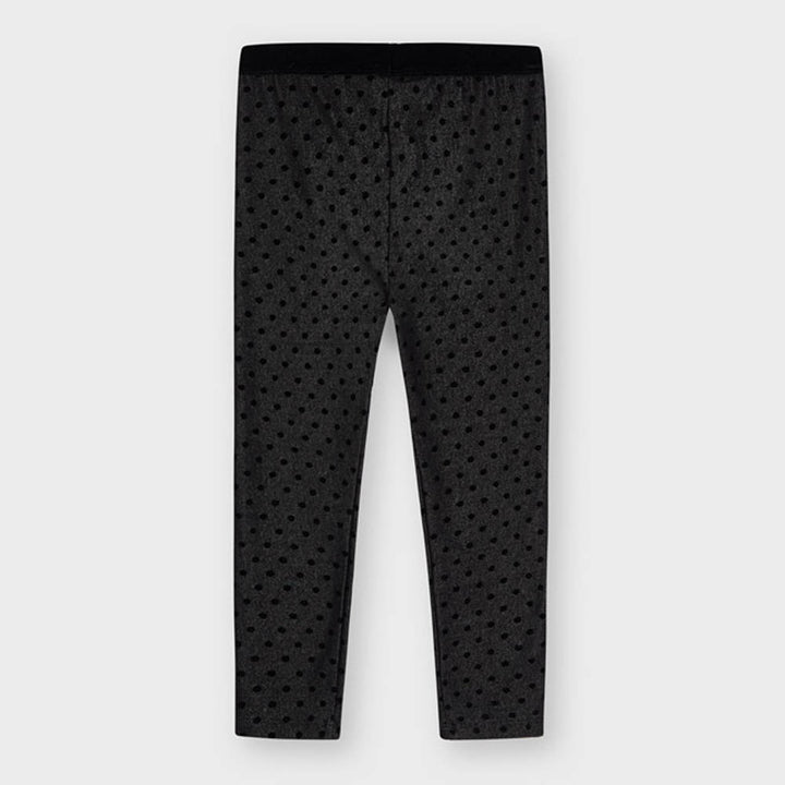 Black Polka Dot Leggings