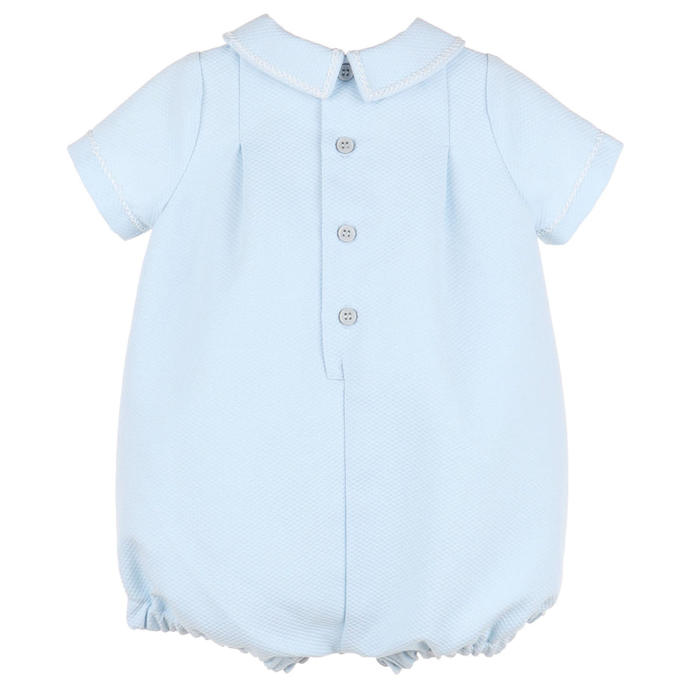 Blue & White Stitch Bubble