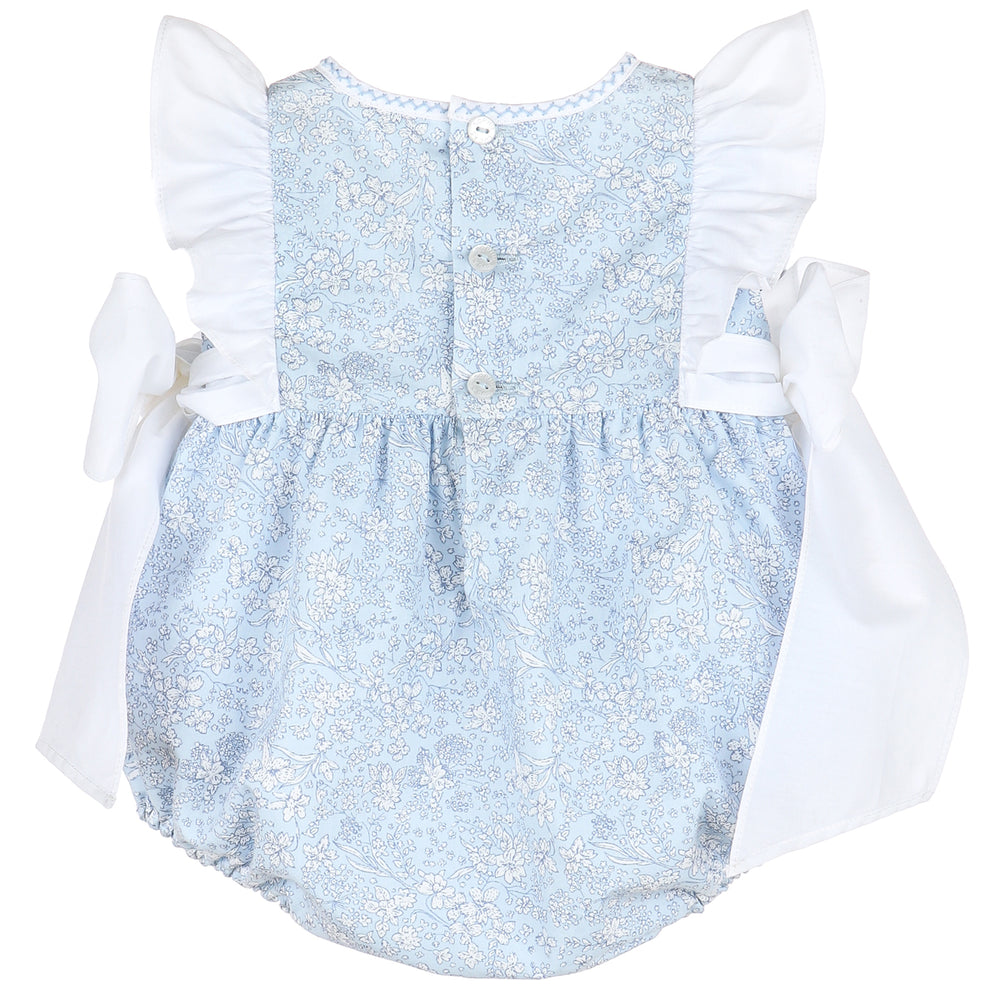 Coastal Blue Chintz Bubble With Bows