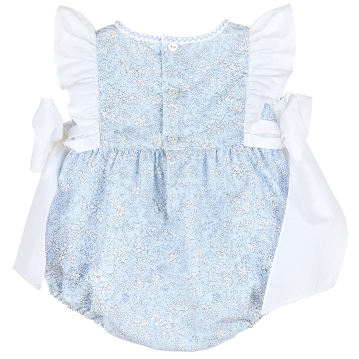 Coastal Blue Chintz Bubble With Bows