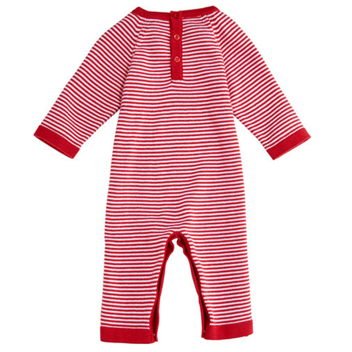 Reindeer Red Knit Playsuit