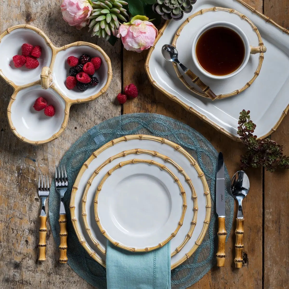 Bamboo Natural Dessert/Salad Plate