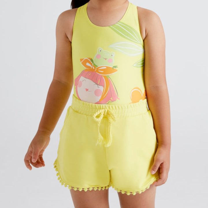 Lemon Soft Knit Shorts