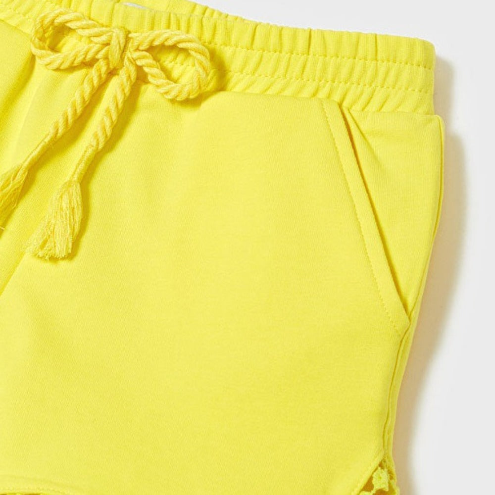 Lemon Soft Knit Shorts