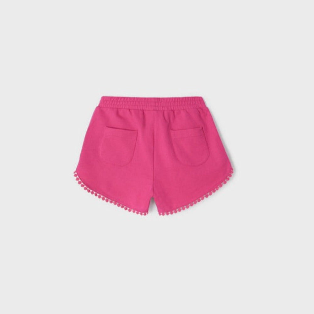Magenta Soft Knit Shorts
