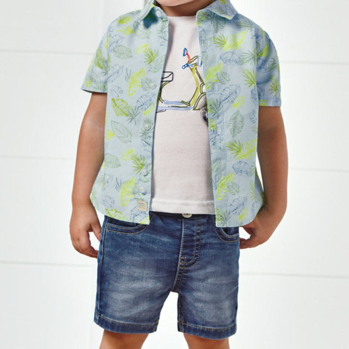 Ecofriends Soft Medium Wash Denim Shorts