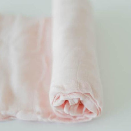 Deluxe Muslin Swaddle Single - Blush