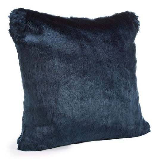 Steel Blue Mink Couture Collection Pillow