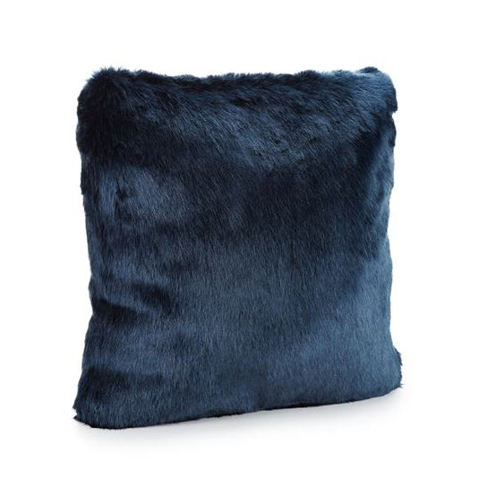 Steel Blue Mink Couture Collection Pillow