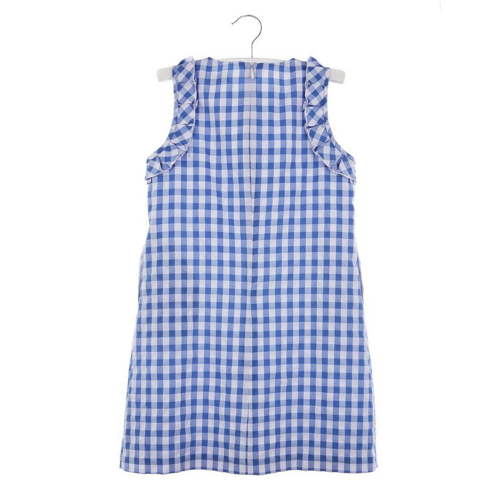 Cluny Check Dress with Ruffles