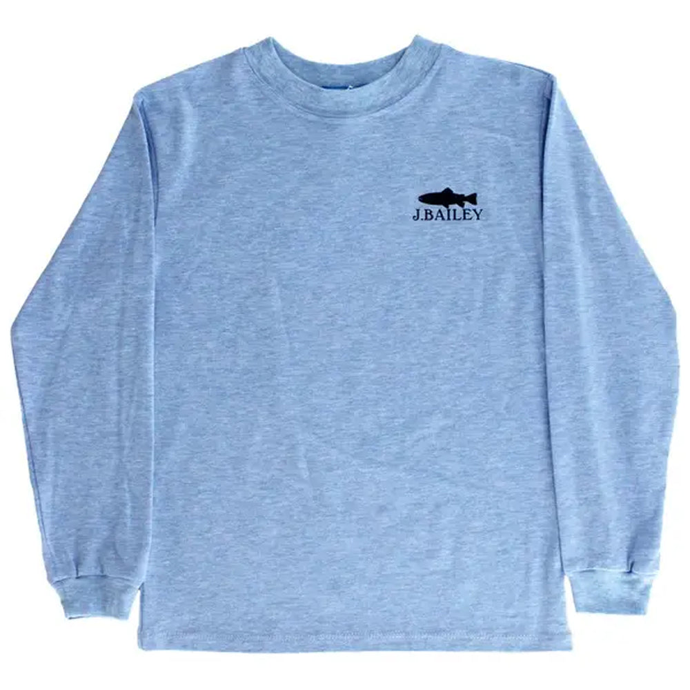 Blue Trout Long Sleeve Logo Tee