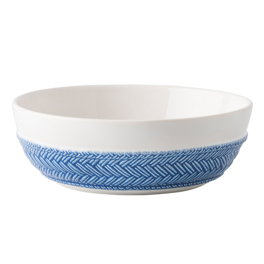 Le Panier White & Delft Blue Coupe Pasta/Soup Bowl