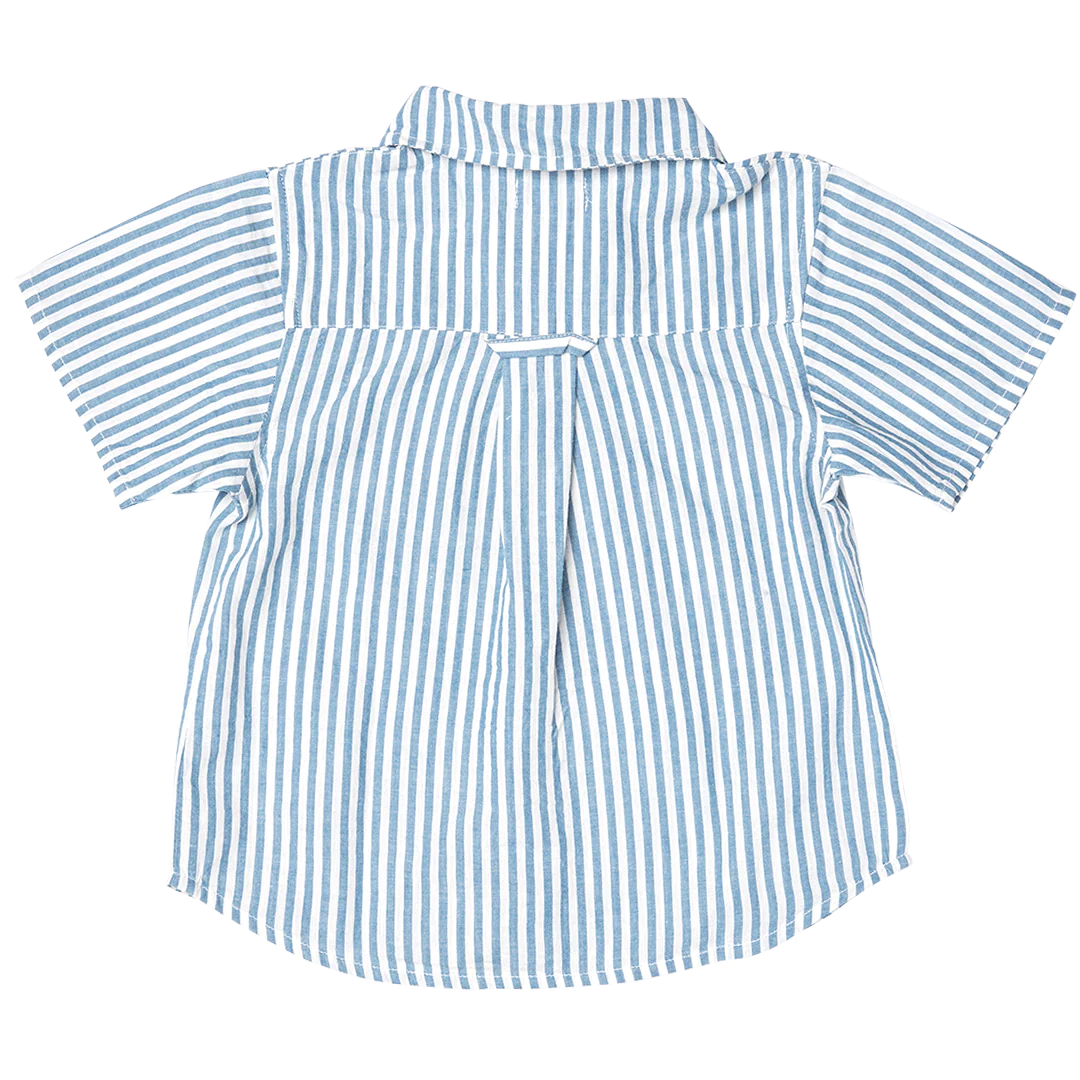 Blue Skinny Stripe Boys Jack Shirt