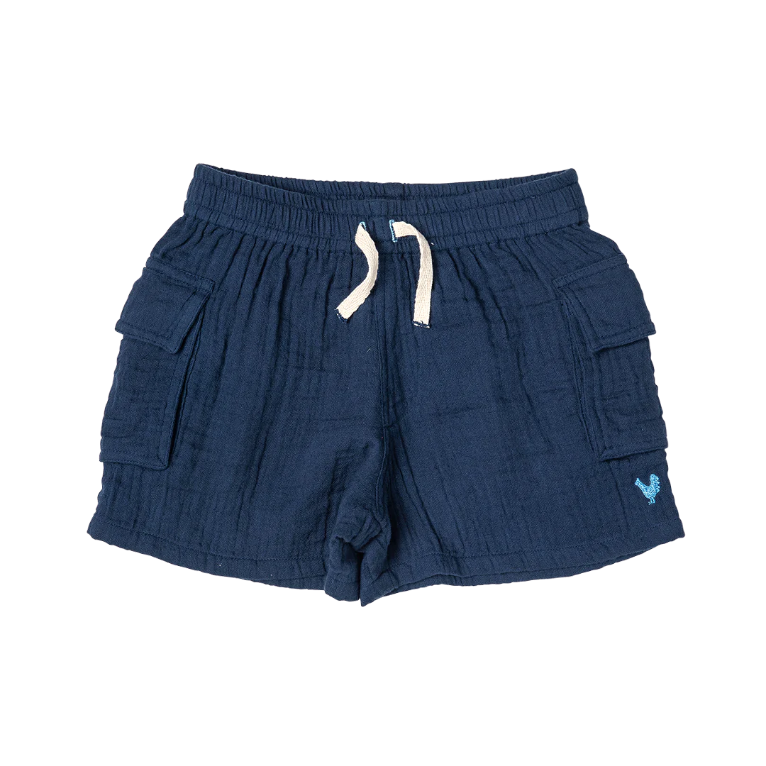 Navy Boys Pull-On Short
