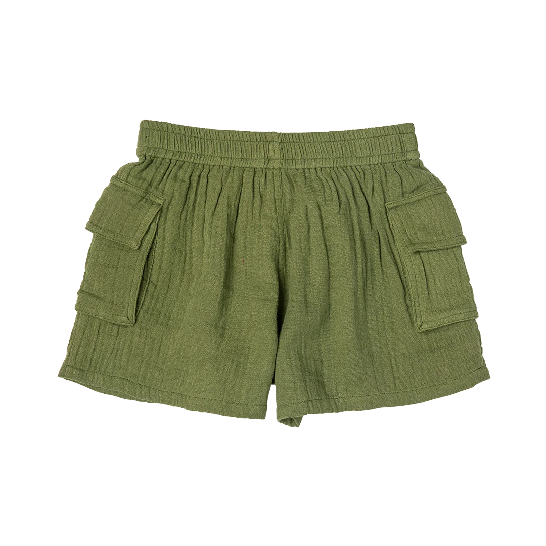 Olive Boys Pull-On Short