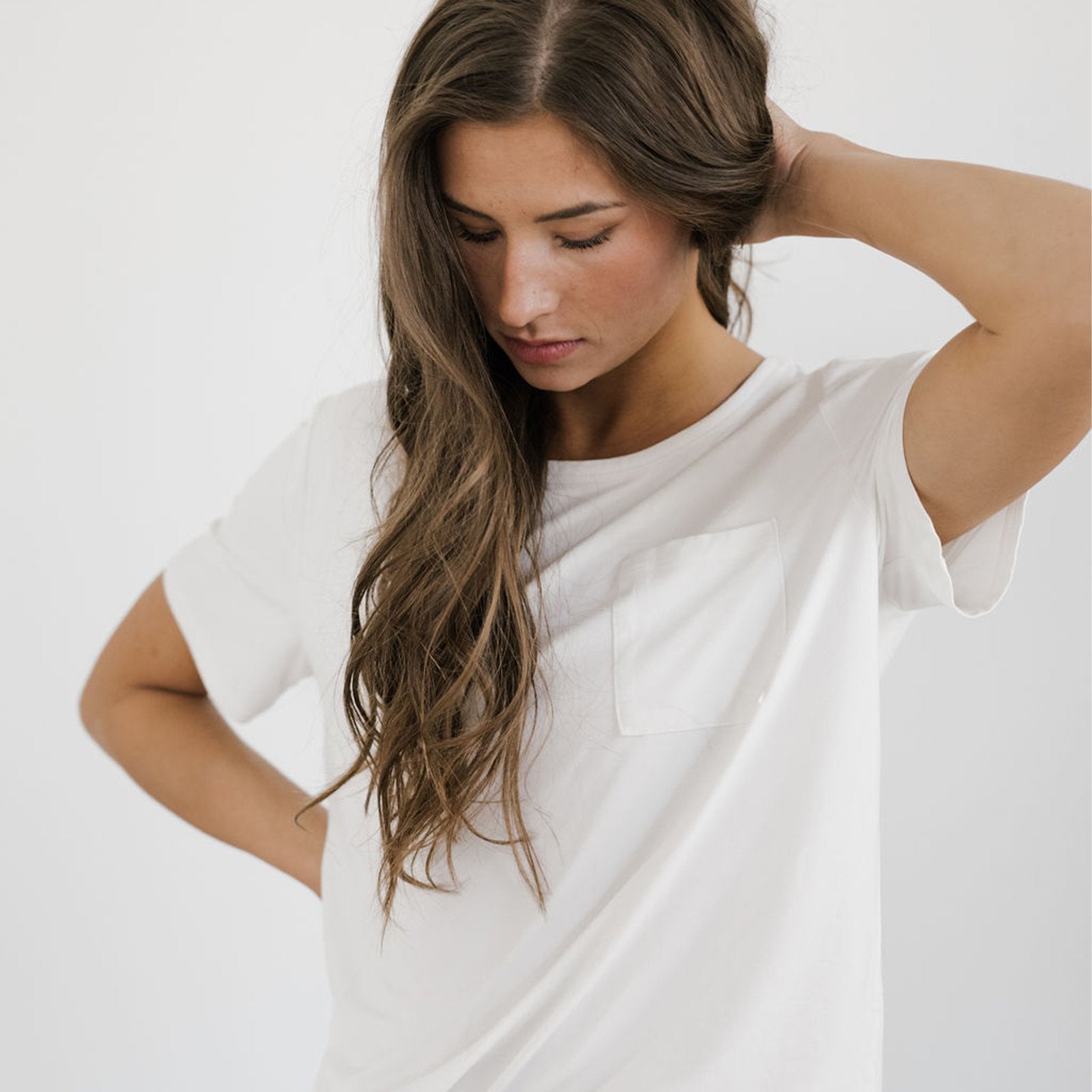 Bamboo Stretch-Knit Lounge Tee