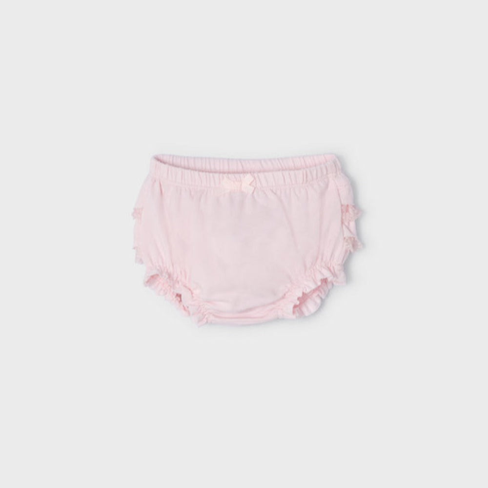 Ecofriends Baby Rose Ruffled Knit Bloomers