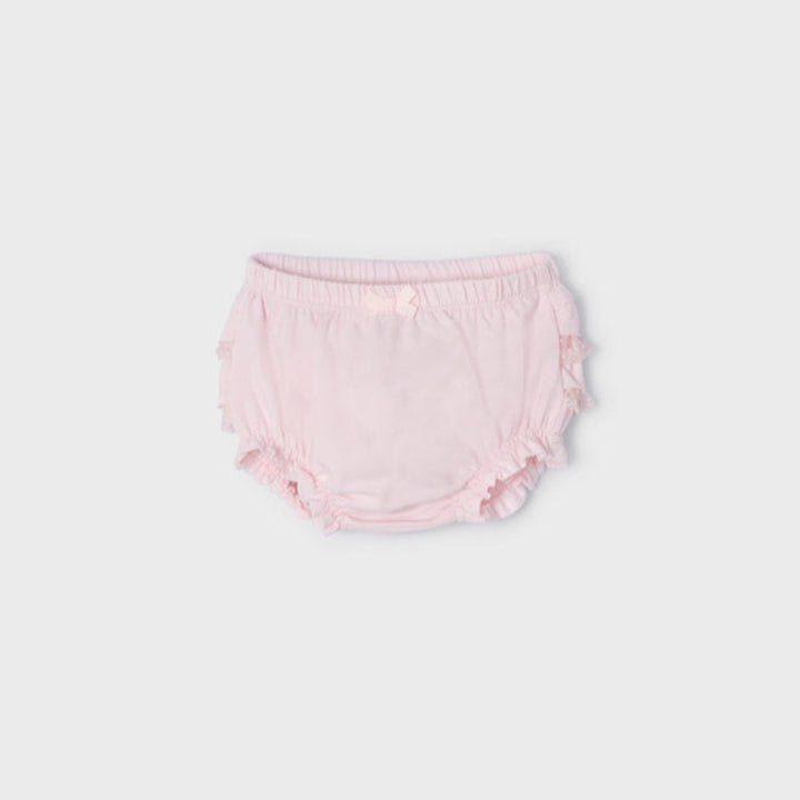 Ecofriends Baby Rose Ruffled Knit Bloomers