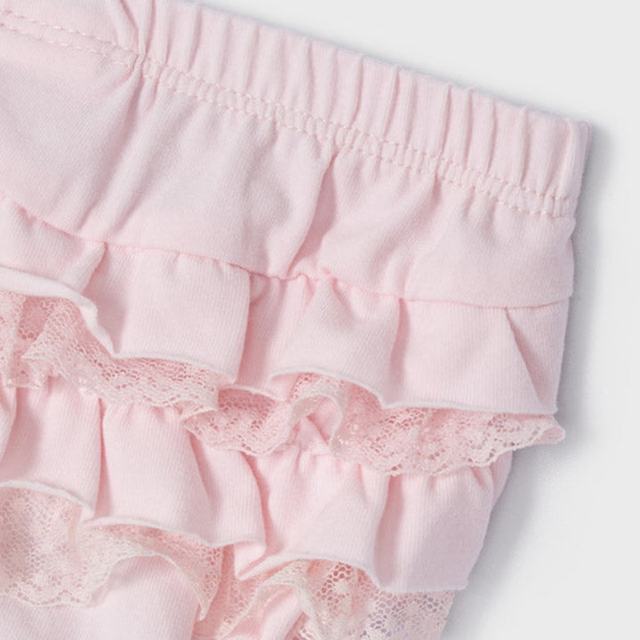 Ecofriends Baby Rose Ruffled Knit Bloomers