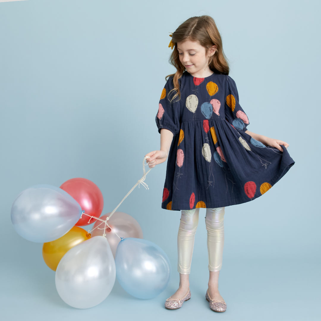 Dress Blues Balloons Brooke Dress