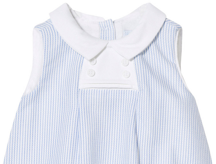 Blue & White Striped Bubble