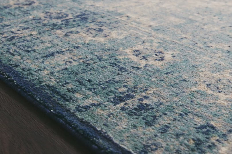 Anastasia Rug in Light Blue & Ivory design by Loloi