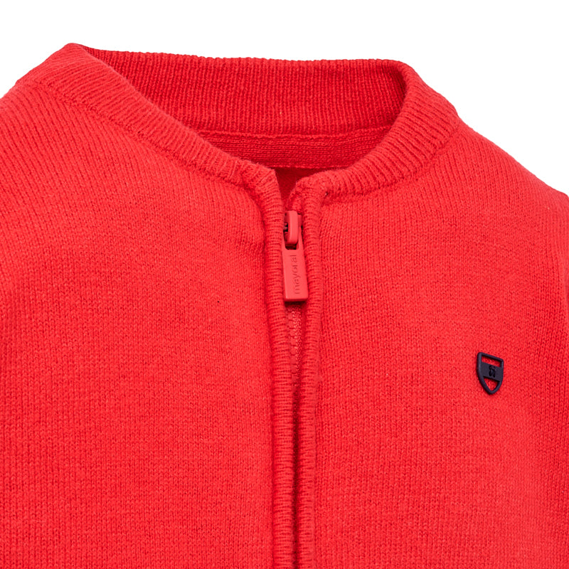 Candy Apple Zip Cardigan