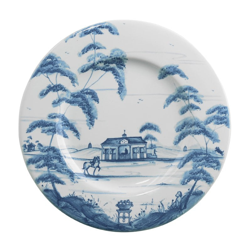 Country Estate Delft Blue Side/Cocktail Plate Stable