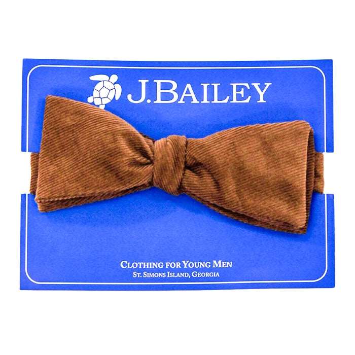 Chocolate Brown Corduroy Bow Tie