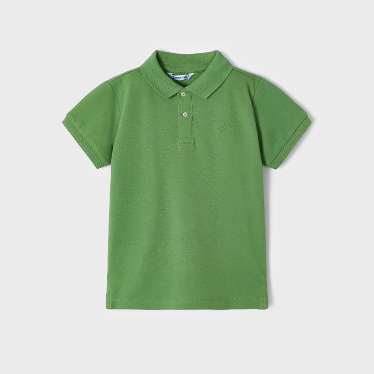 Green Basic Short Sleeve Polo