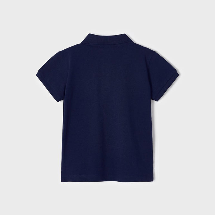 Navy Basic Short Sleeve Polo