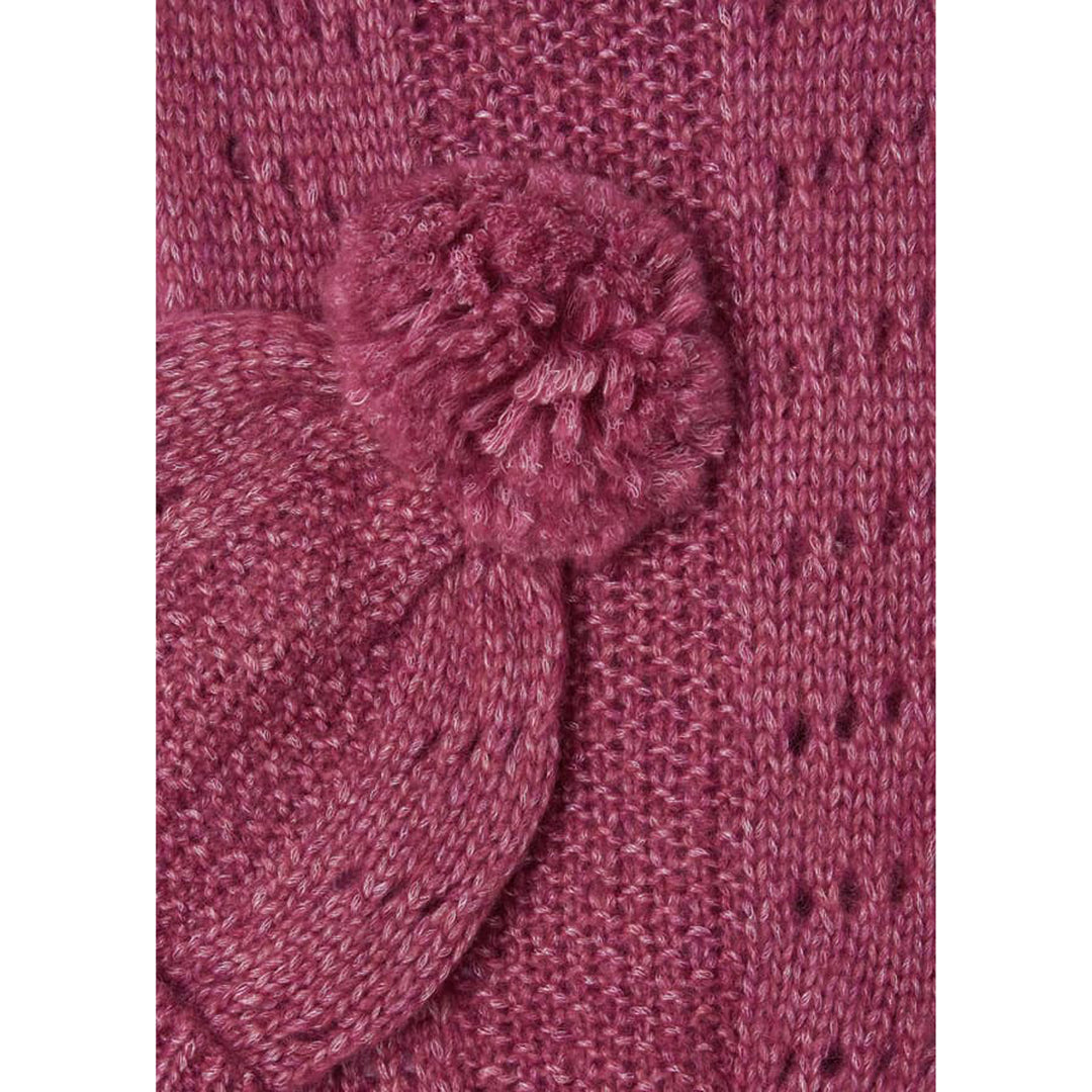Raspberry Hat & Scarf Set