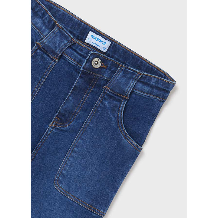 Ecofriends Medium Wash Flared Fit Denim Pant