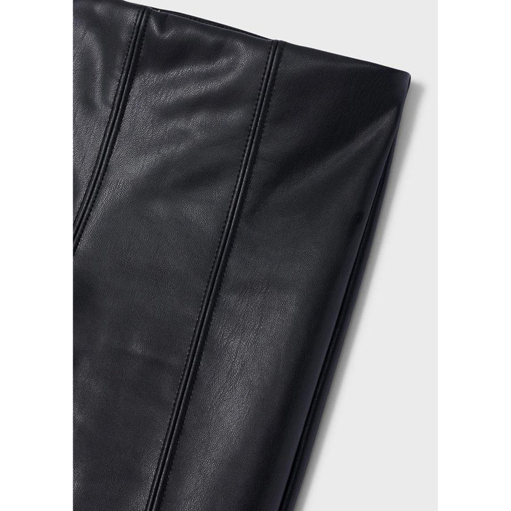 Black Leather Leggings