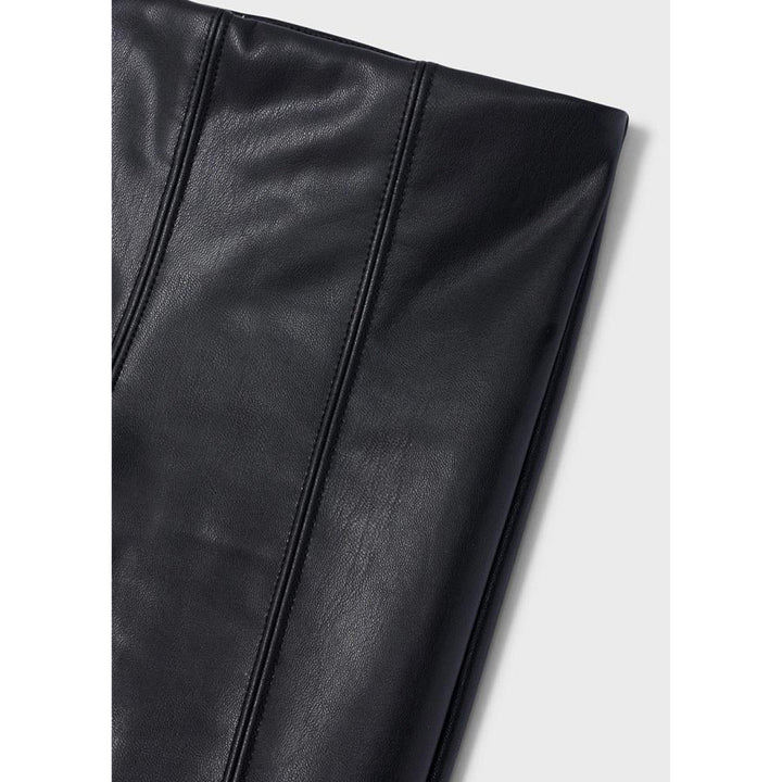 Black Leather Leggings