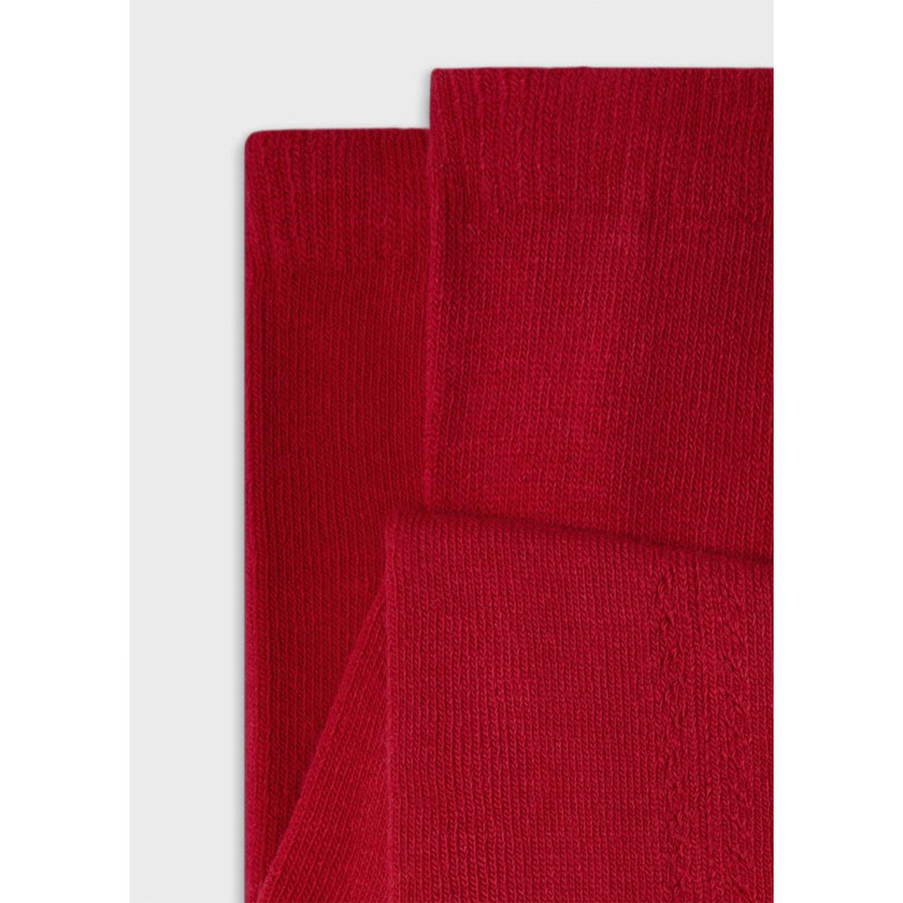 Red Openwork Tights