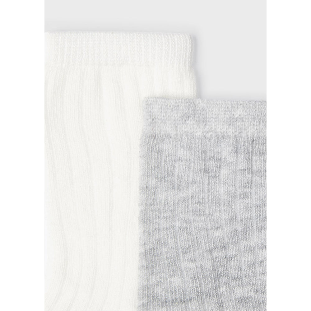 Ecofriends Moon Grey & White Dressy Sock Set