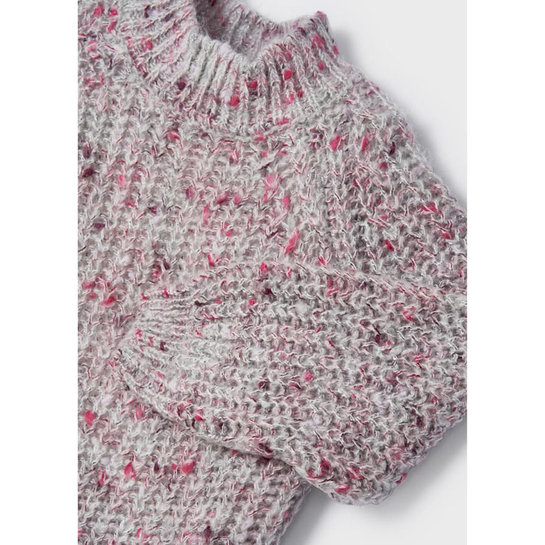 Natural Raspberry Knit Sweater