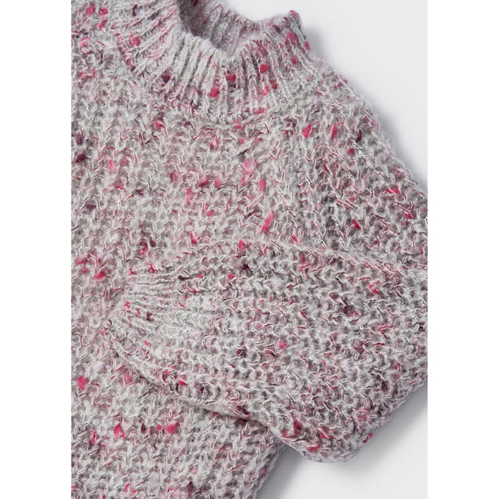 Natural Raspberry Knit Sweater