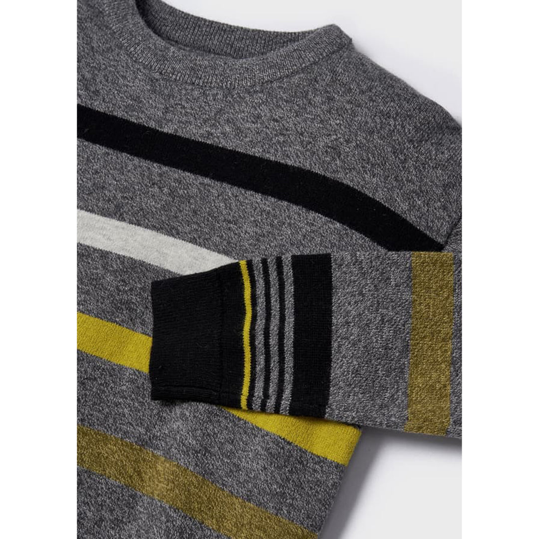 Grey Multi Stripe Sweater