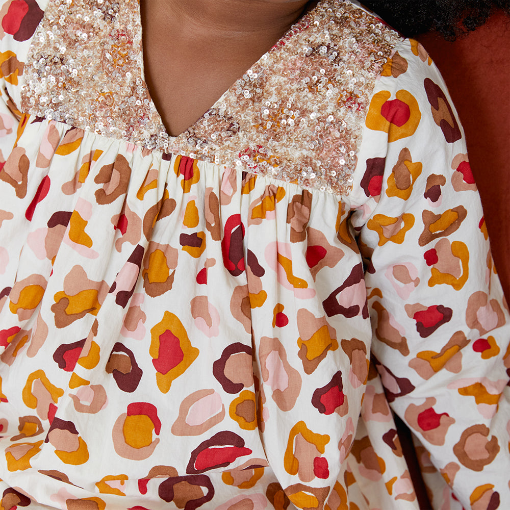 Multi Leopard Courtney Dress