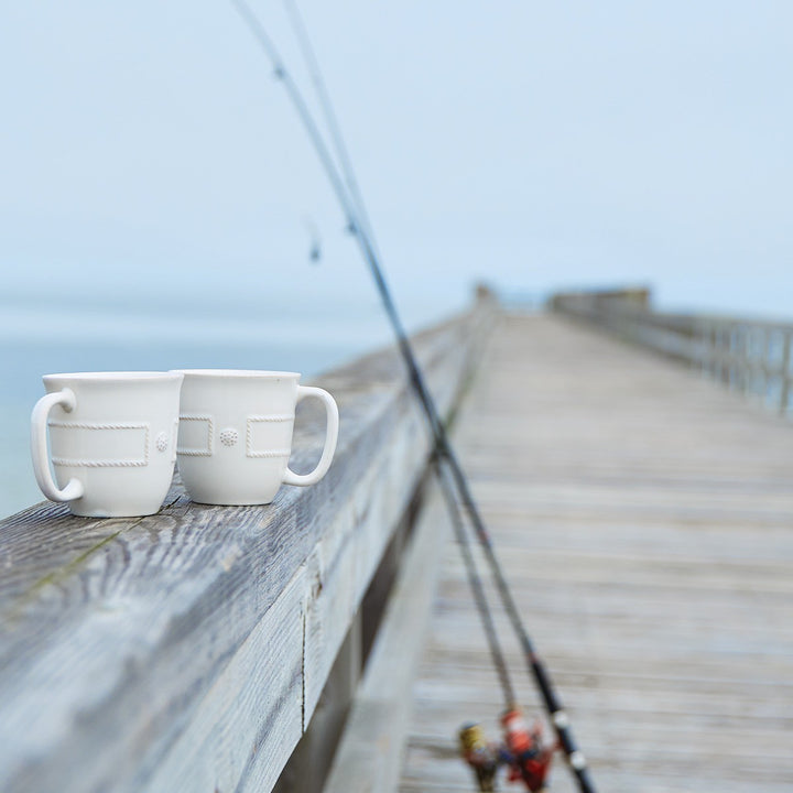 Berry & Thread French Panel Mug - Whitewash