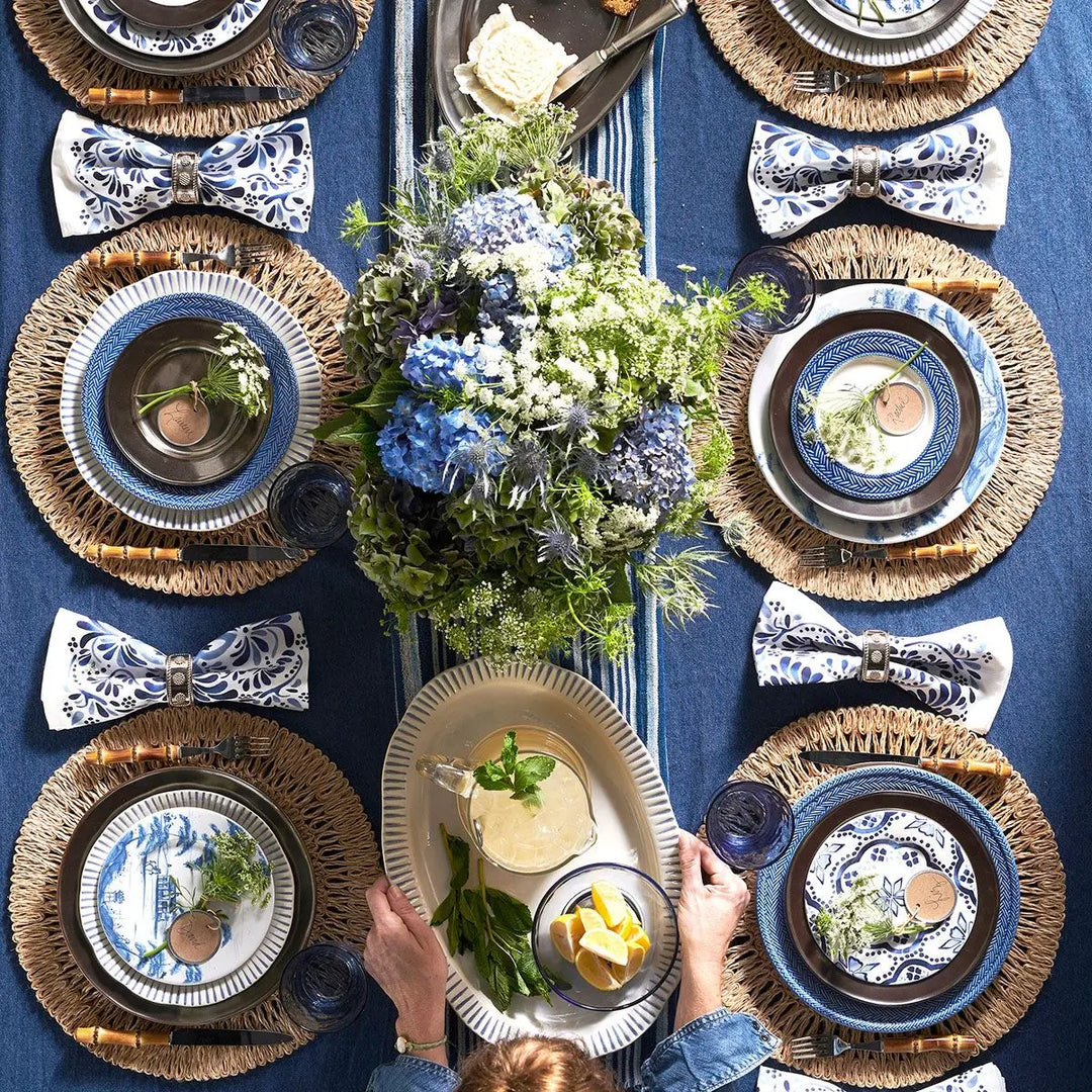 Le Panier White & Delft Blue Side/Cocktail Plate