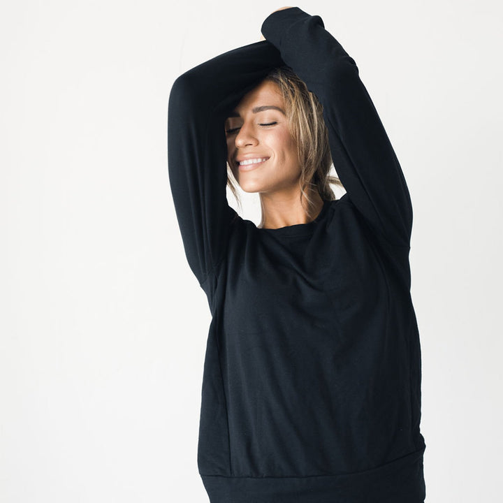 Ultra-Soft Bamboo Pullover Crew