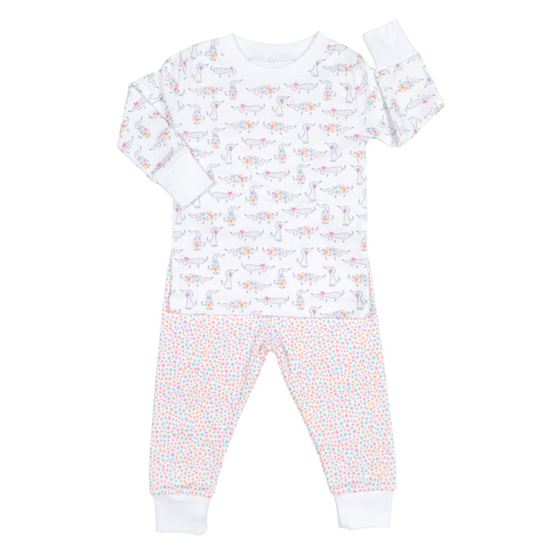 Darling Dachshunds Long Sleeve Pajama Set