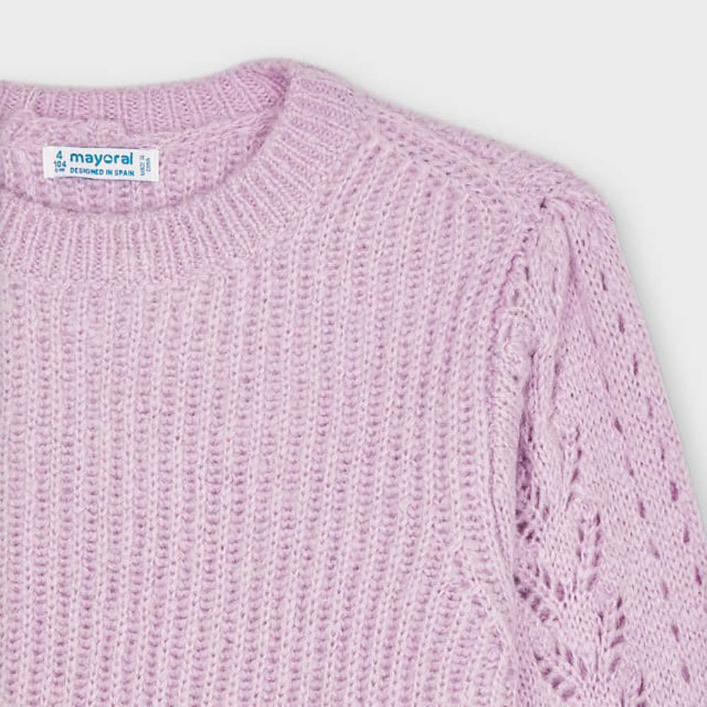 Lilac Sweater With Matching Headband